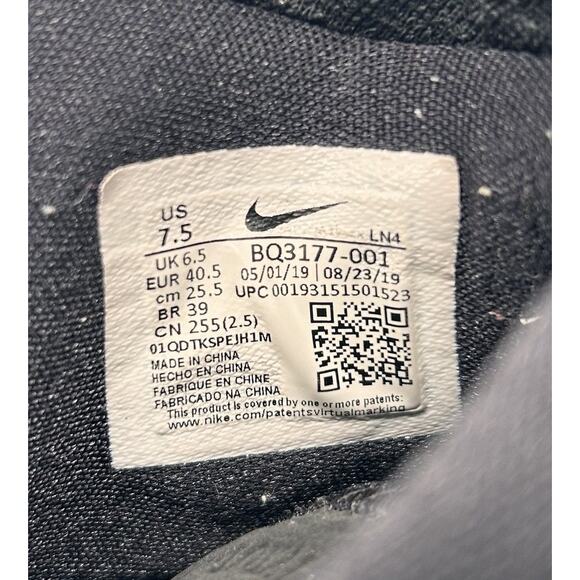 Nike LeBron 17 Shoes Mens Size 7.5 Global Currency Basketball Knit BQ3177-001 - Picture 8 of 9